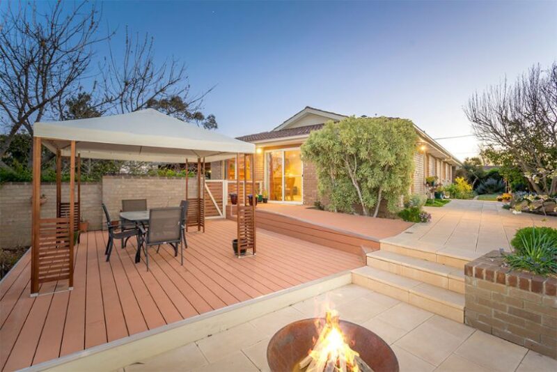 multi-level patio design