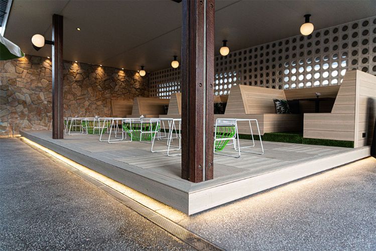 Lighting under decking