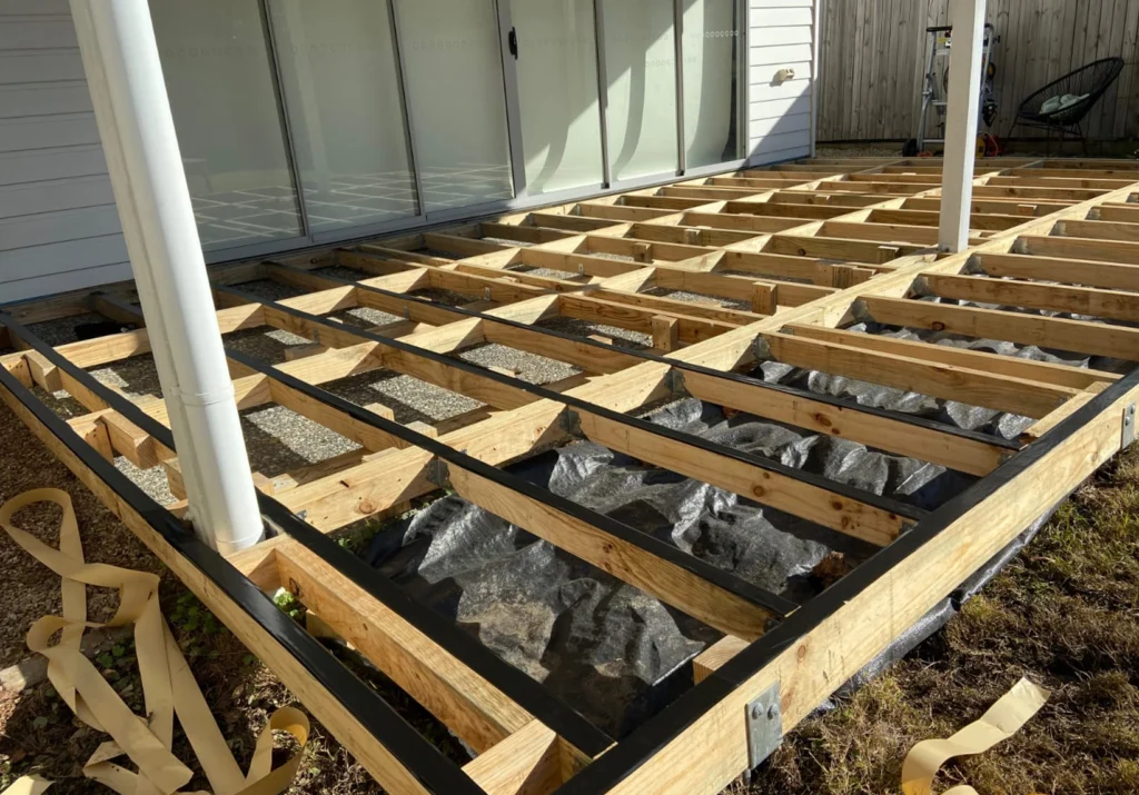 composite decking installation - joist assessment