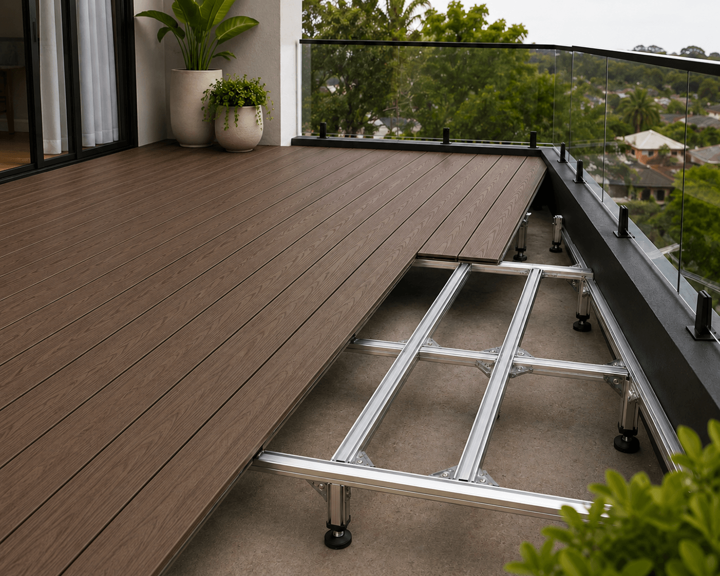 Balcony Deck Frame Balcony Deck Frame