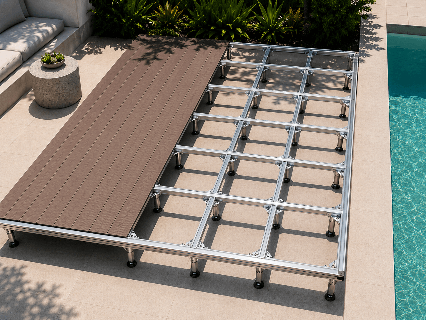 Pool Deck Frame 1 Pool Deck Frame 1