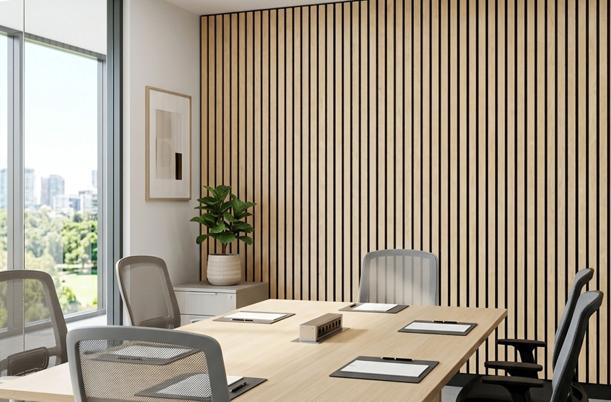 Gallery Acoustic Panel Natural Oak Gallery Acoustic Panel Natural Oak